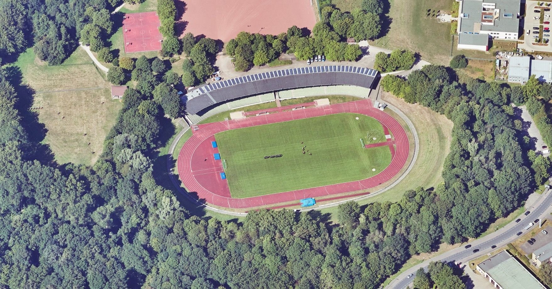 Stadion Hohenhorst als zentrale Sportstätte des RLC 1952